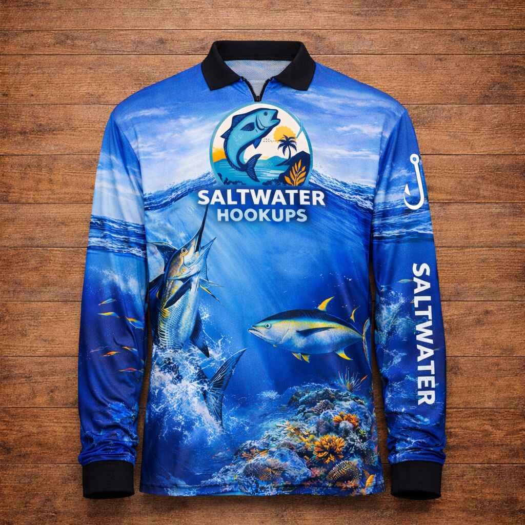 Saltwater Hookups Fishing Sunshirt